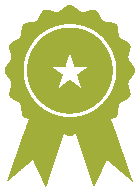 medal badge green