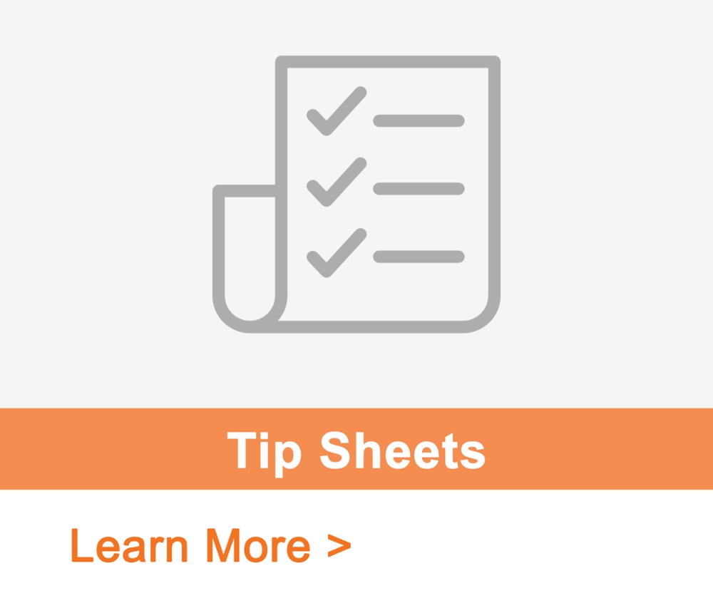 Tip Sheets