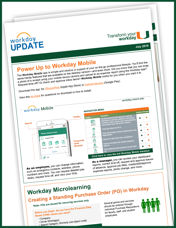 Current Issue | Workday | University Of Miami